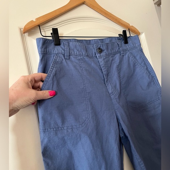 Eddie Bauer Smoky Blue Khaki Cropped Pants Women’s Size 8 - Picture 8 of 15